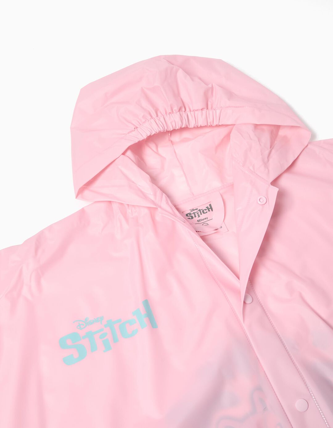 Poncho Impermeável 'Stitch', Menina, Rosa