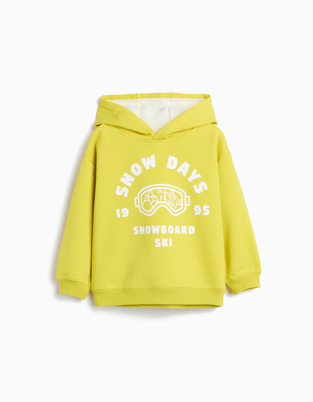Sweatshirt com Capuz, Menino, Amarelo