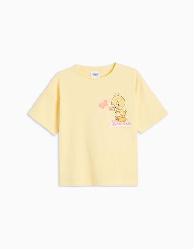 Tweety' T-shirt, Girls, Light Yellow