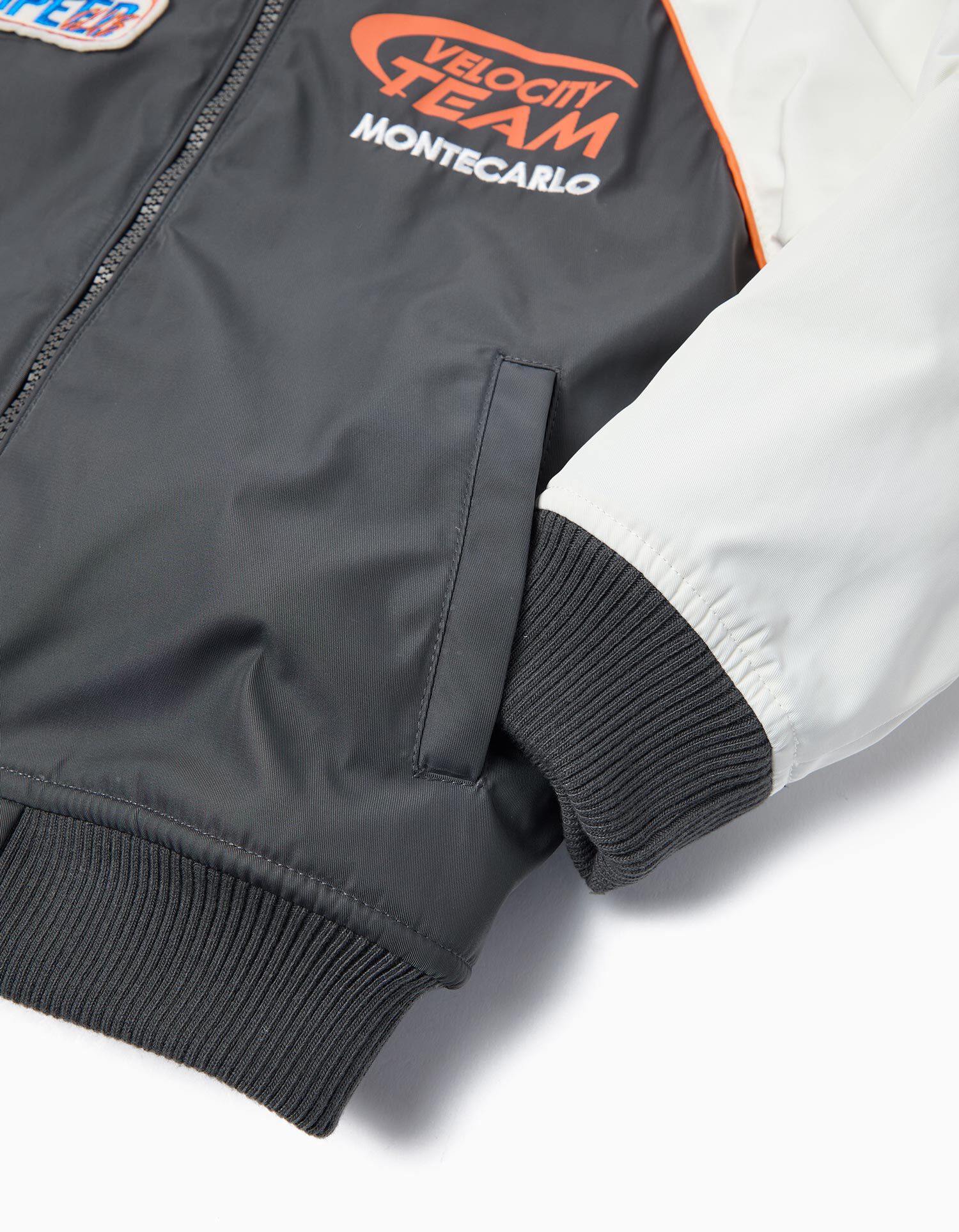 Comprar Online Casaco Bomber, Menino, Cinzento Escuro