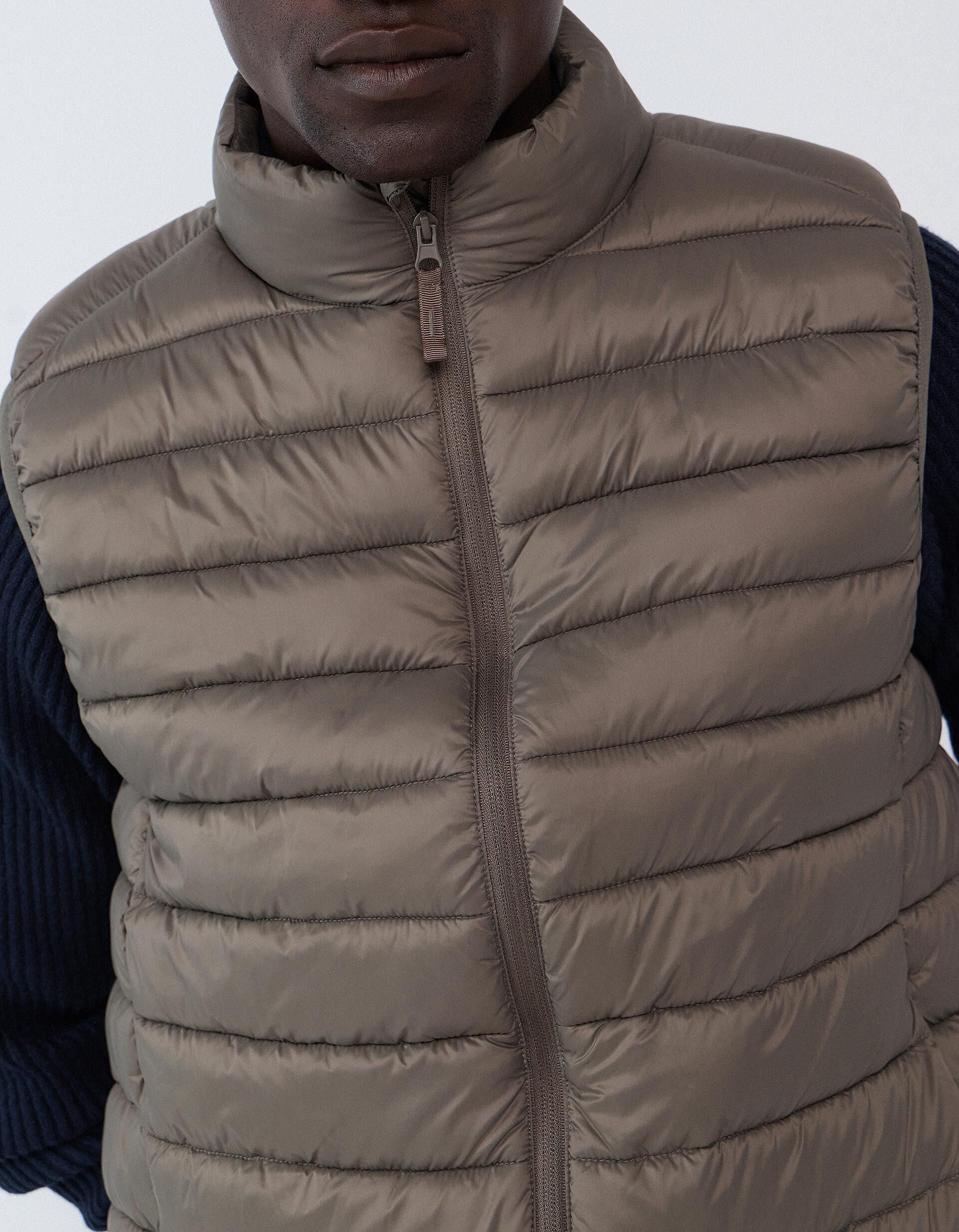 Comprar Online Colete Acolchoado Leve, Homem, Castanho