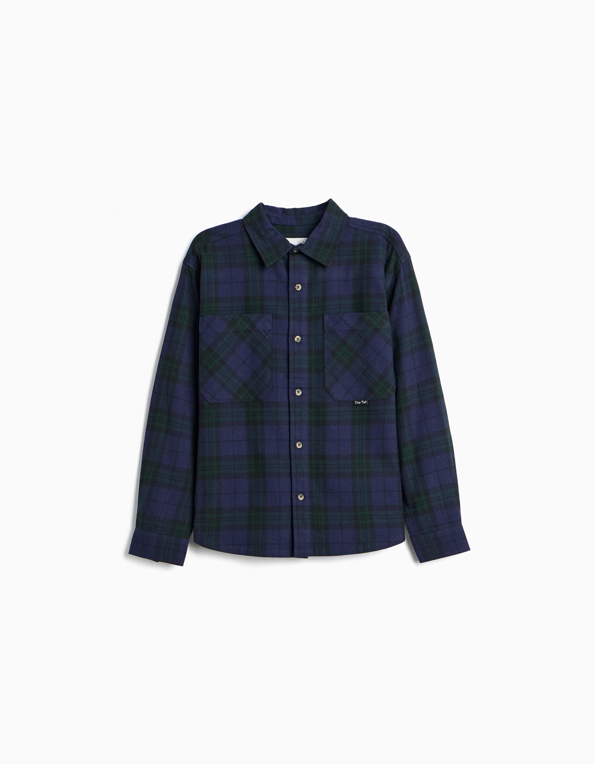 Comprar Online Camisa Xadrez, Menino, Verde Escuro