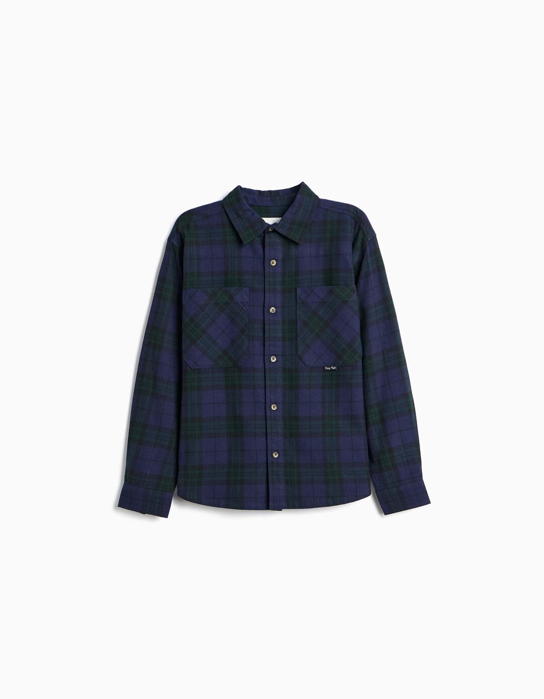 Camisa Xadrez, Menino, Verde Escuro