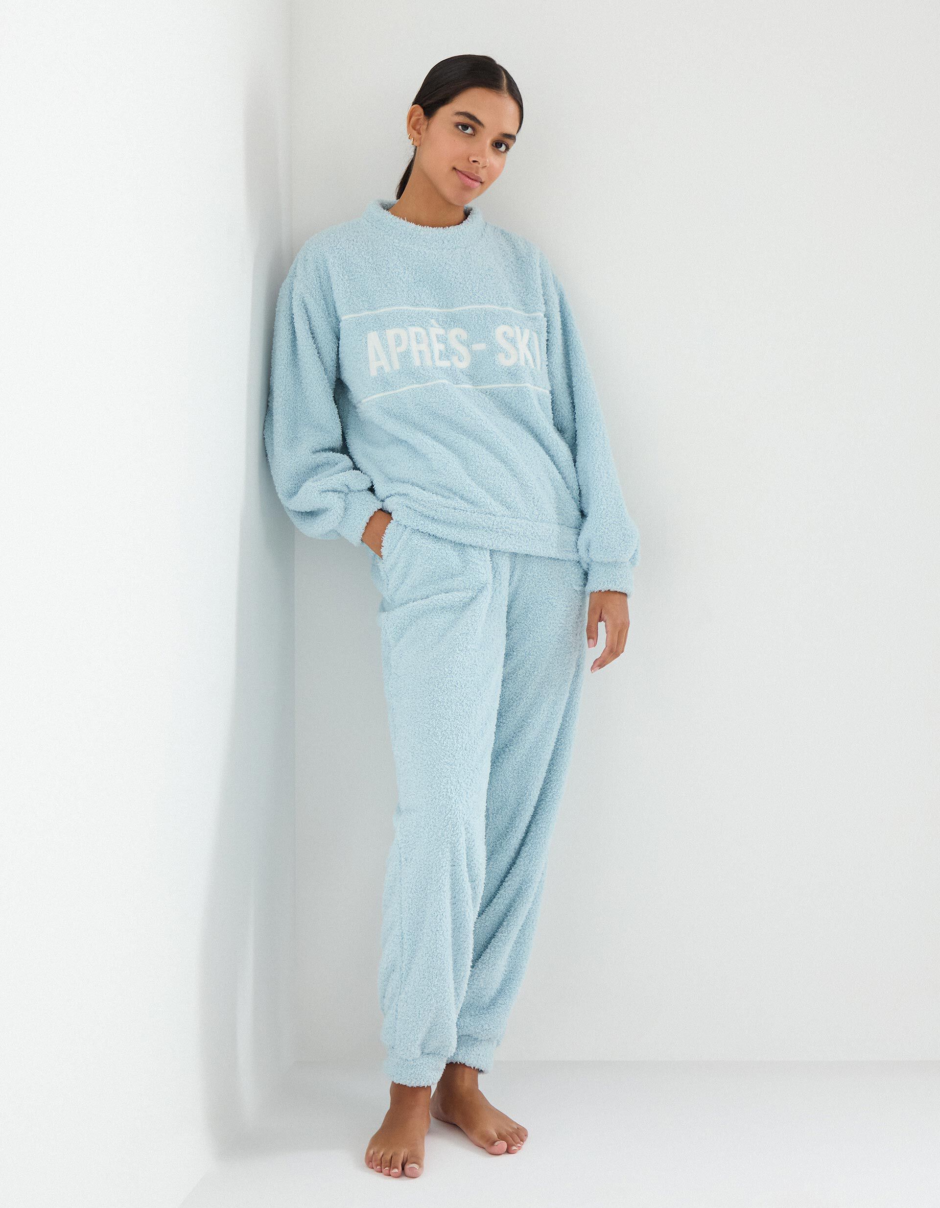 Comprar Online Pijama Boucl&eacute;, Mulher, Azul Claro