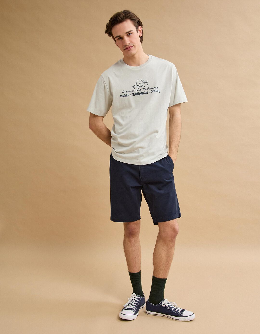 Cal&ccedil;&otilde;es, Homem, Azul Escuro