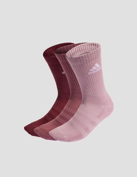 3 Pairs of 'Adidas' Socks Pack, Women, Multicolour
