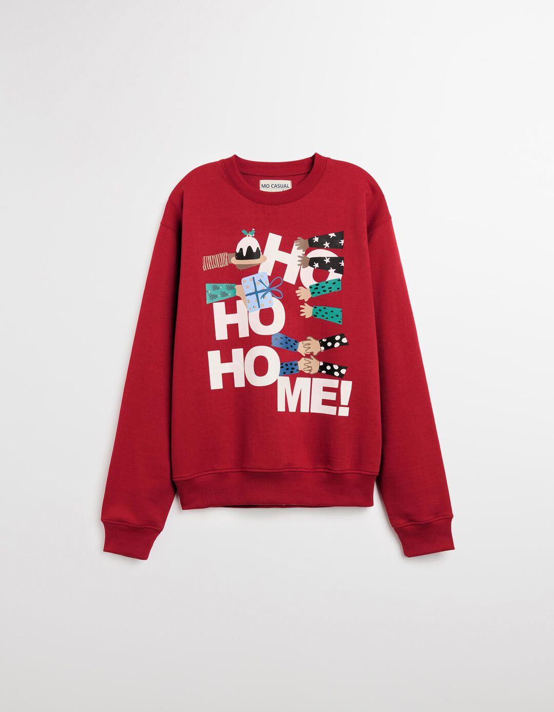 Sweatshirt de Natal, Homem, Vermelho