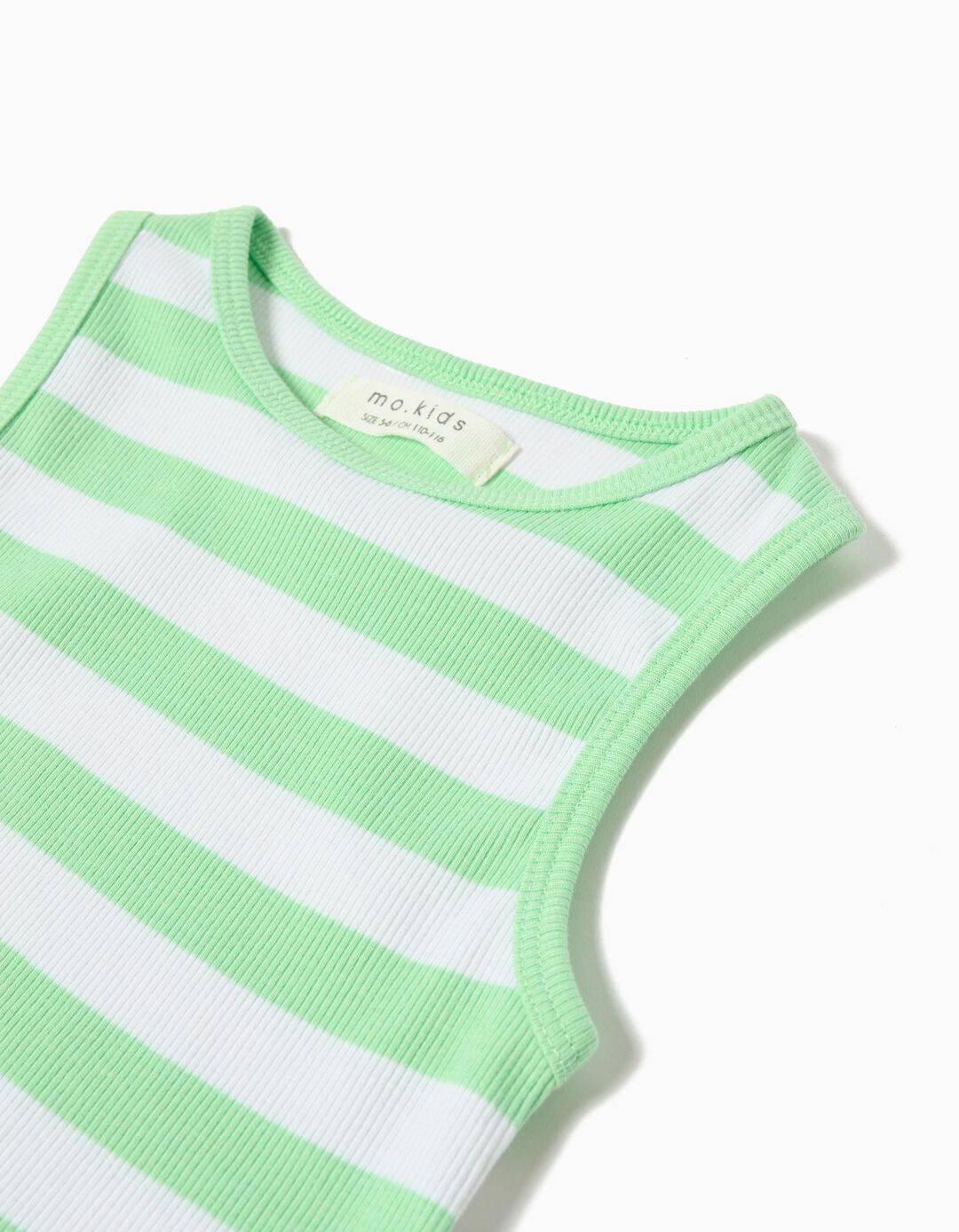 T-shirt sem Mangas, Menina, Verde Claro 