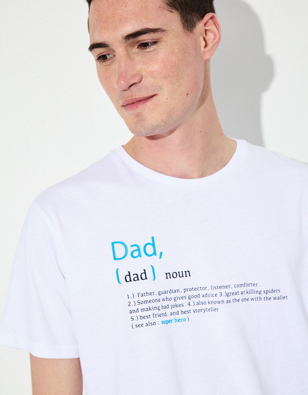 T-shirt 'Dia do Pai', Homem, Branco