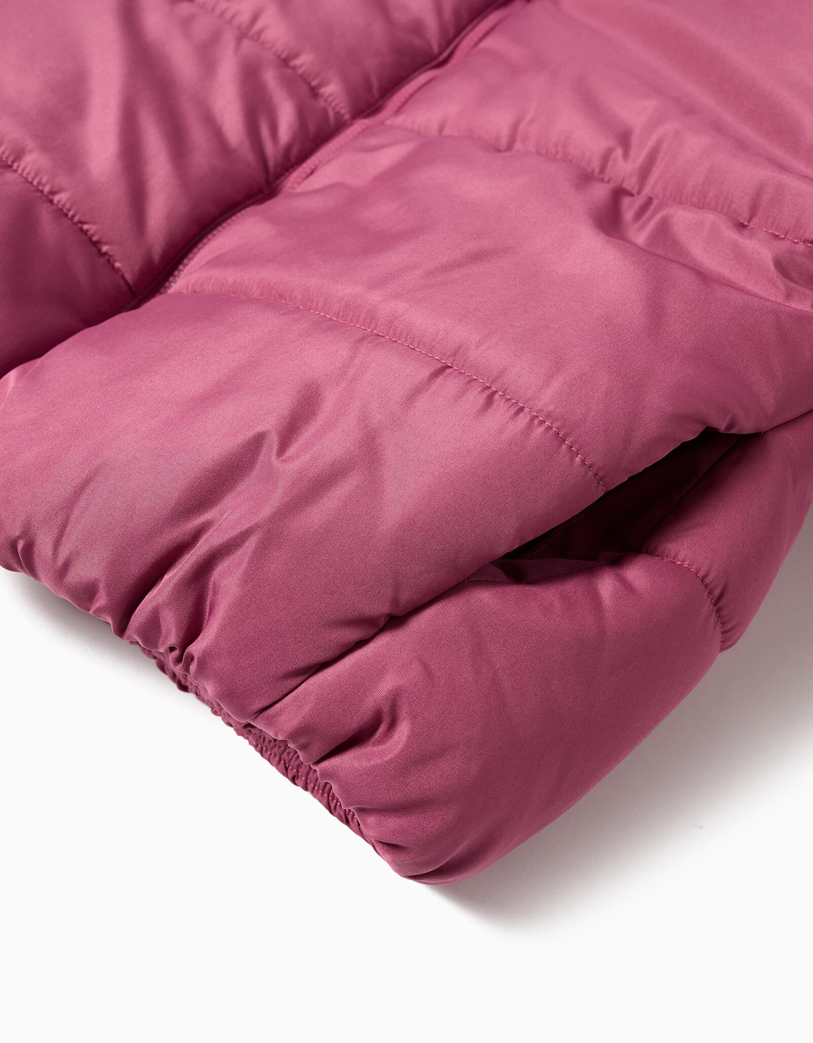Comprar Online Casaco Acolchoado Capuz, Menina, Rosa Escuro