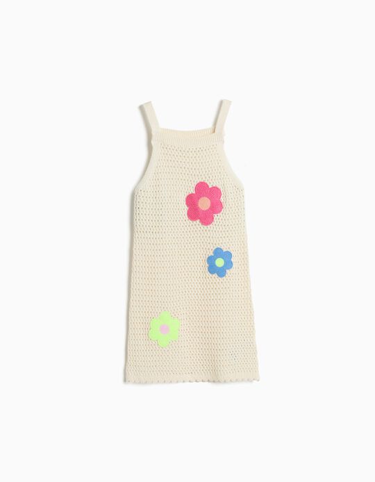 Comprar Online Vestido Crochet, Menina, Cru