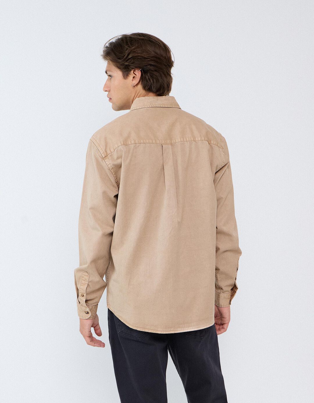 Camisa Liocel, Homem, Bege