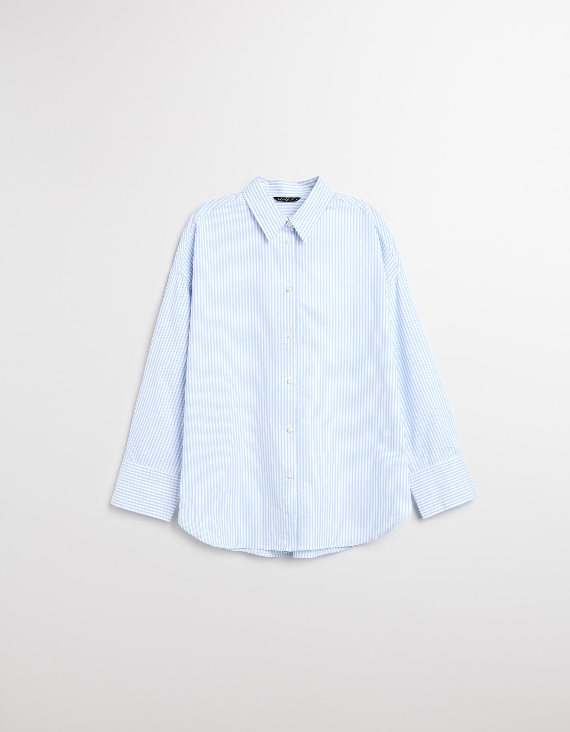 Comprar Online Camisa Riscas Oxford, Mulher, Branco