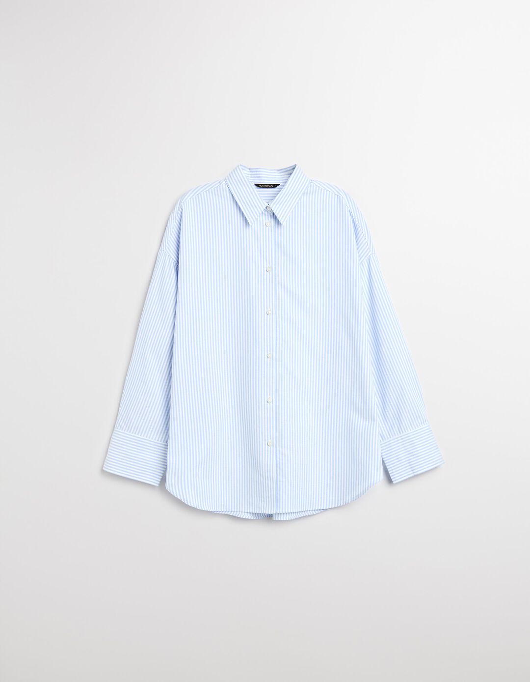 Camisa Riscas Oxford, Mulher, Branco