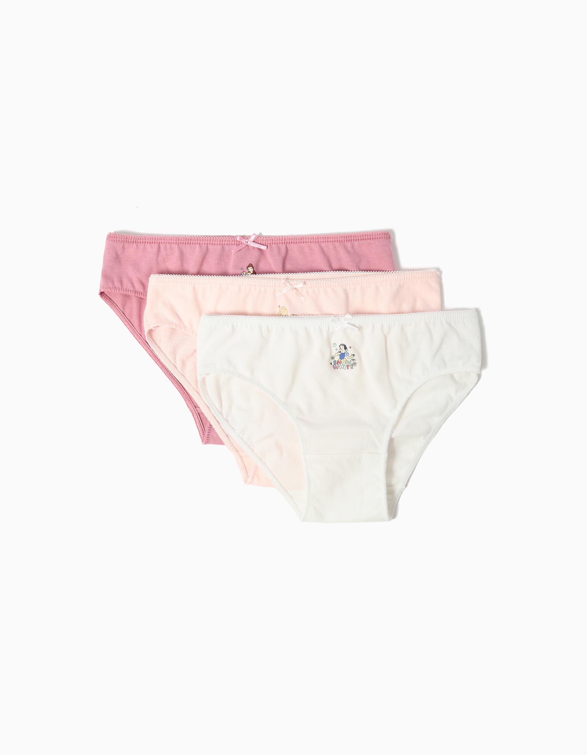 Comprar Online Pack 3 Cuecas 'Princesas da Disney', Menina, Multicolor 