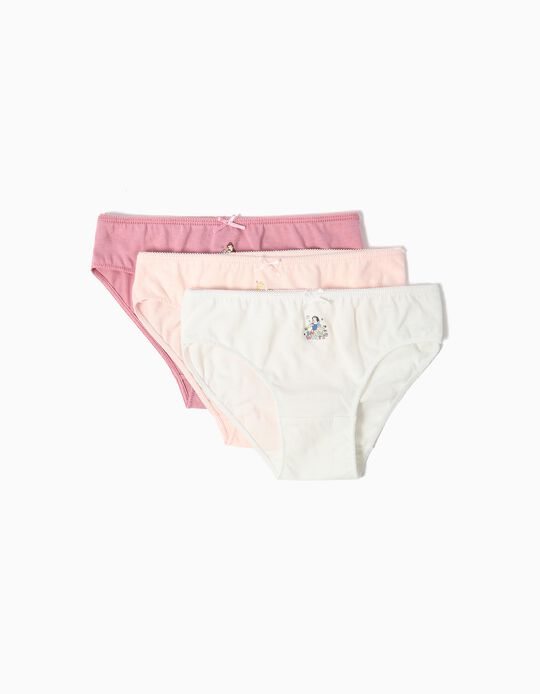 Comprar Online Pack 3 Cuecas 'Princesas da Disney', Menina, Multicolor 