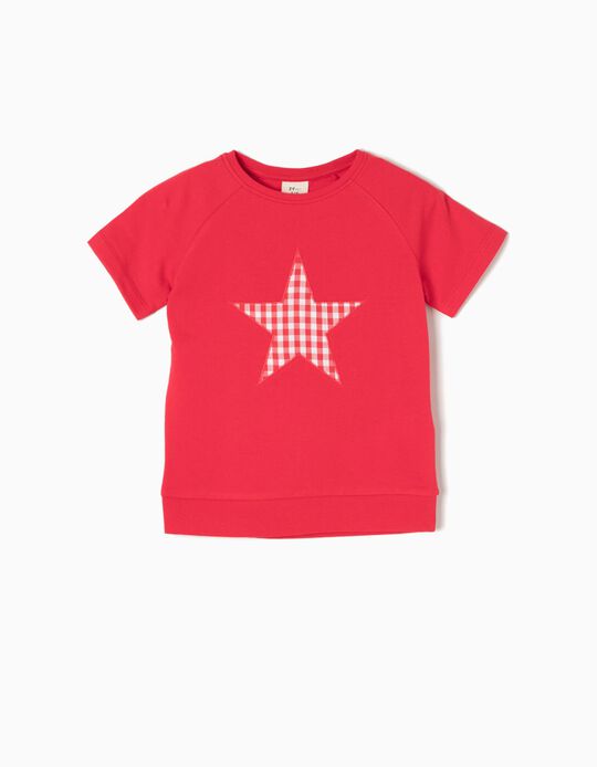 Short-Sleeved Sweatshirt, Star