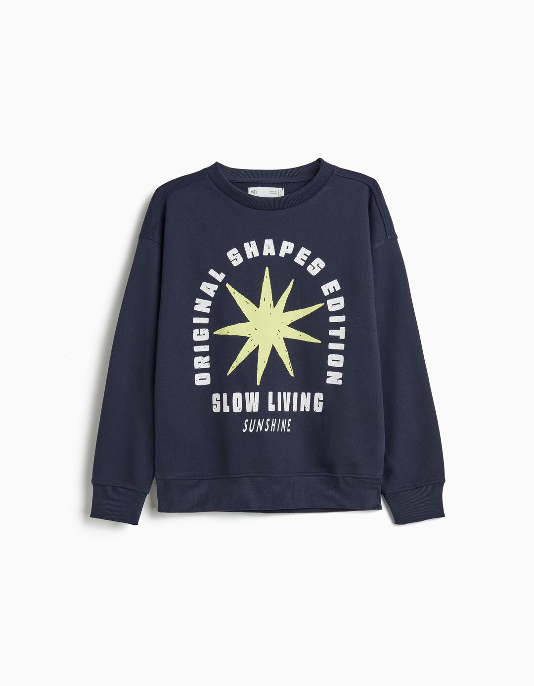 Sweatshirt de Felpa, Menino, Azul Escuro