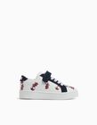 'Marvel' Sneakers, Baby Boy, White