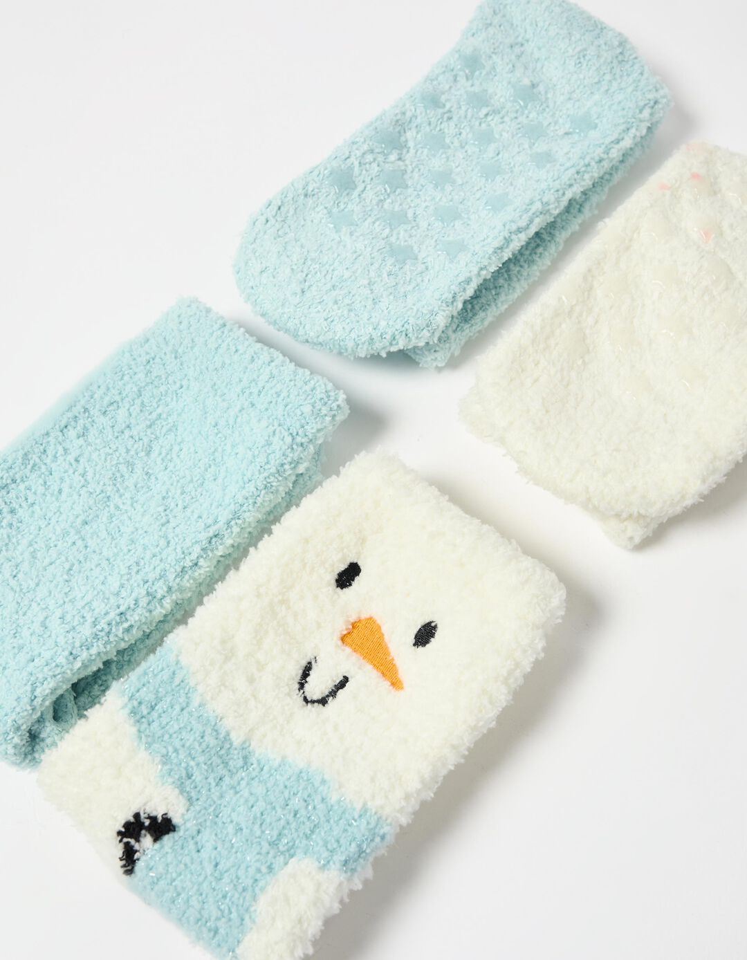 Pack 2 Pares Meias Natal, Mulher, Branco