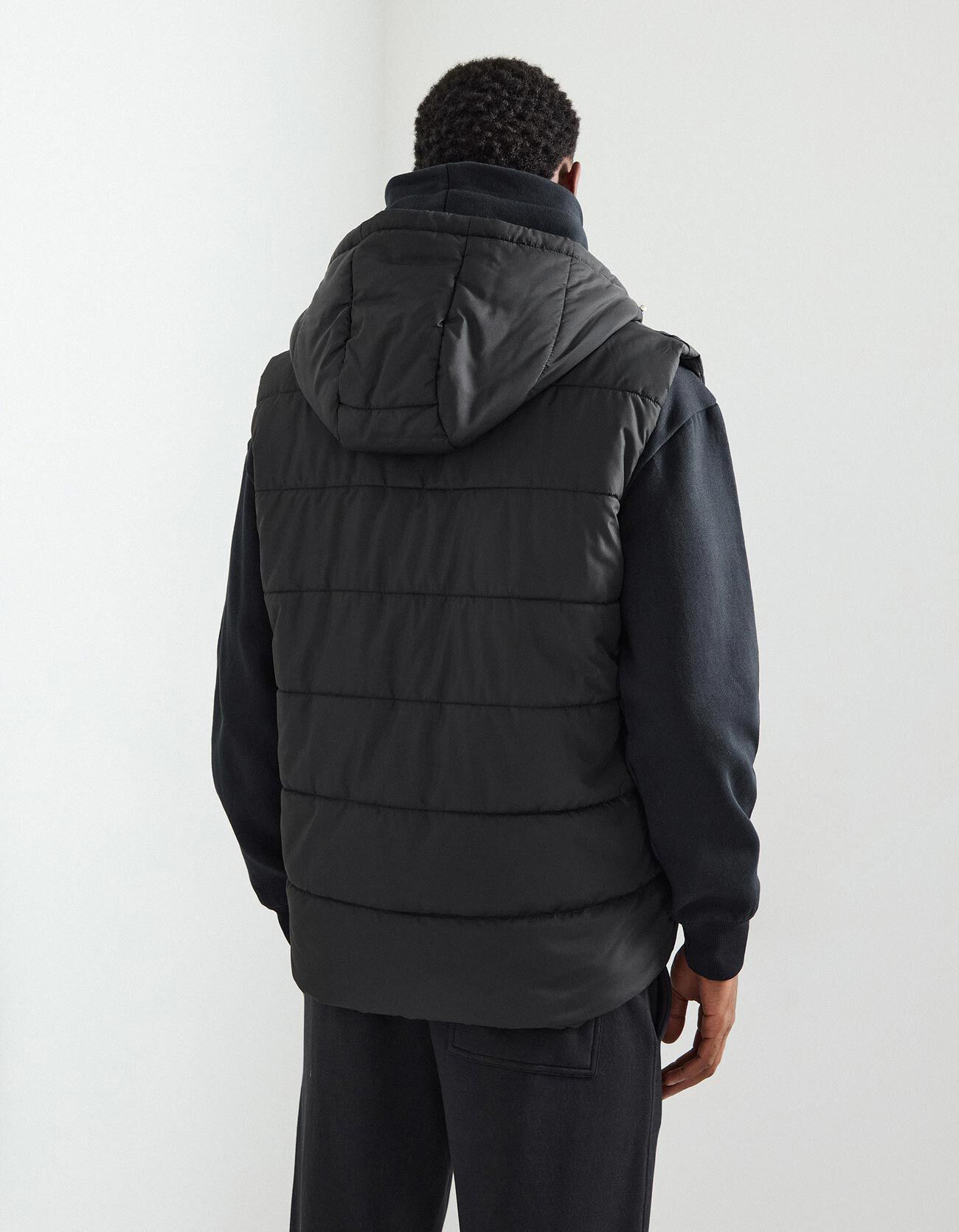 Comprar Online Colete com Capuz, Homem, Preto 