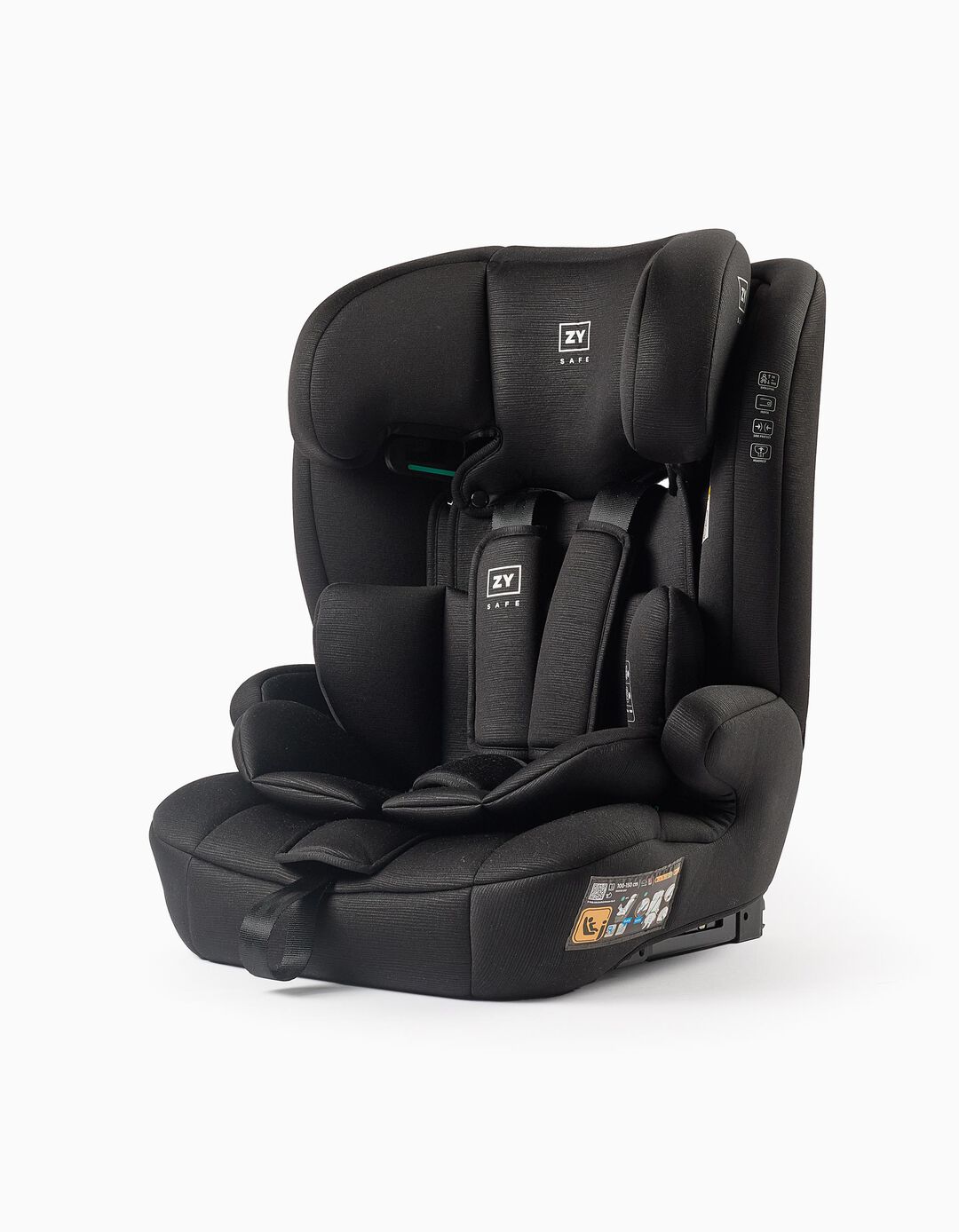 Cadeira Auto I-Size ZY Primecare Fix III (76-150cm), Preto