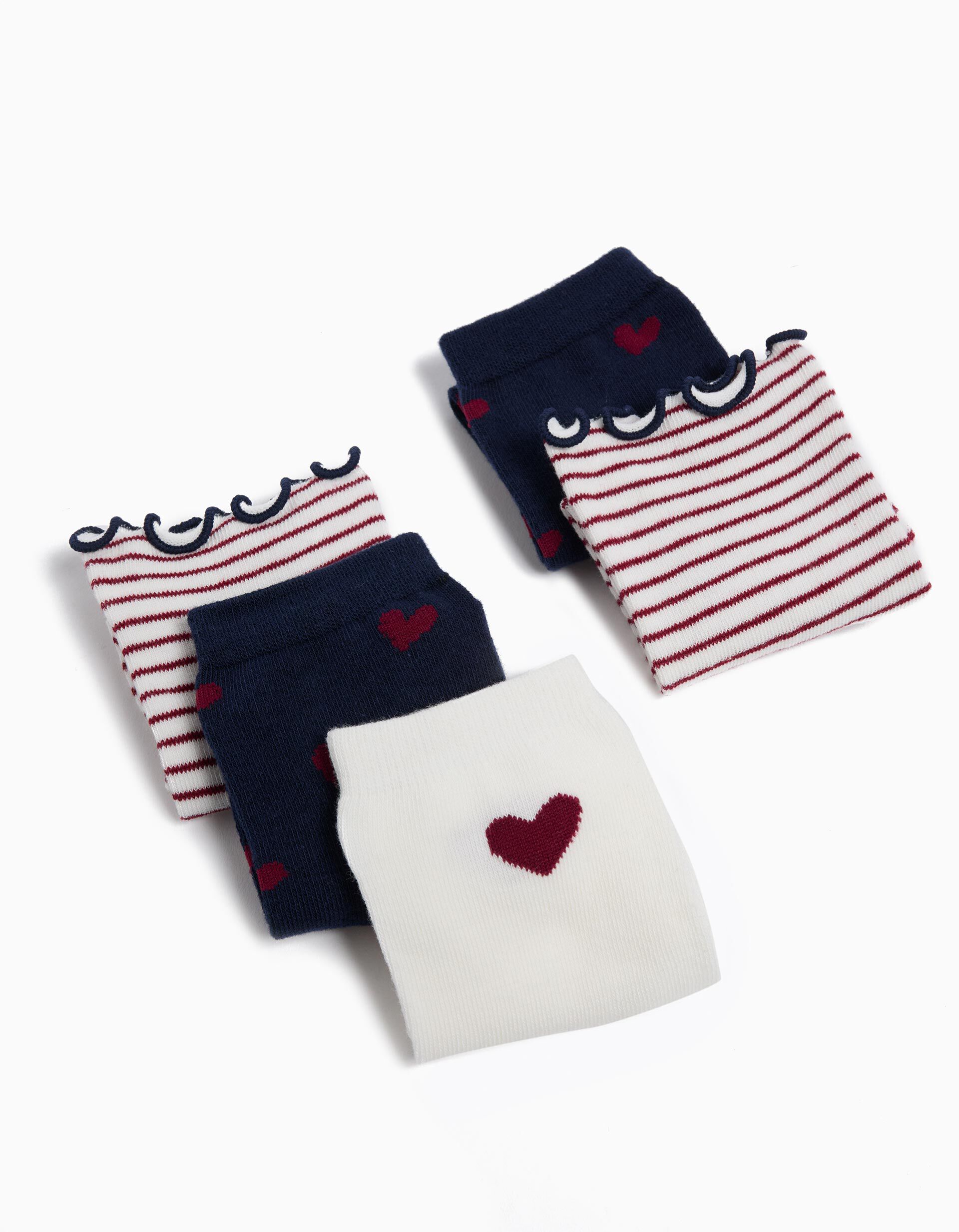 Comprar Online Pack 5 Pares de Meias Dia dos Namorados, Menina, Multicor