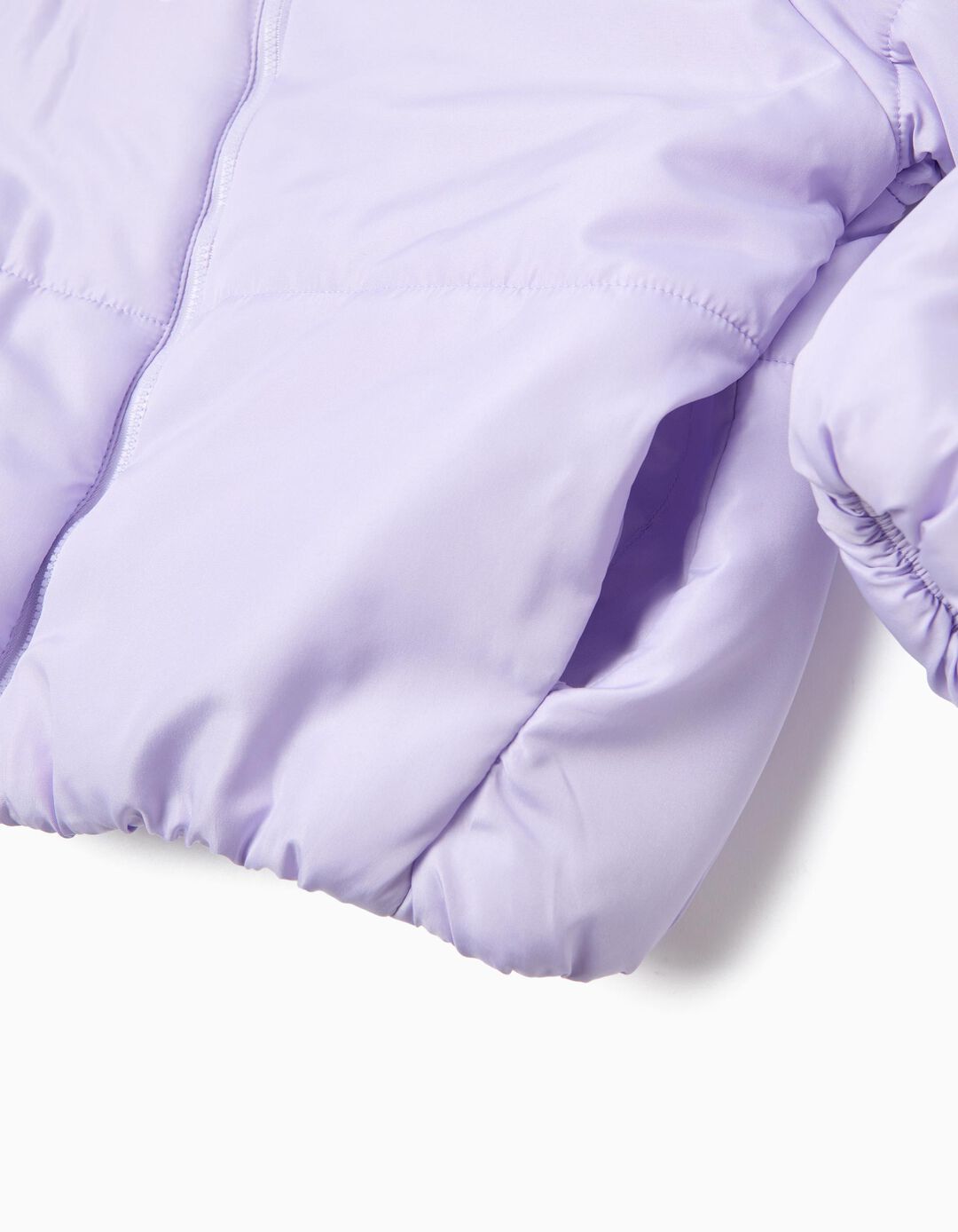 Casaco Acolchoado, Menina, Roxo Claro
