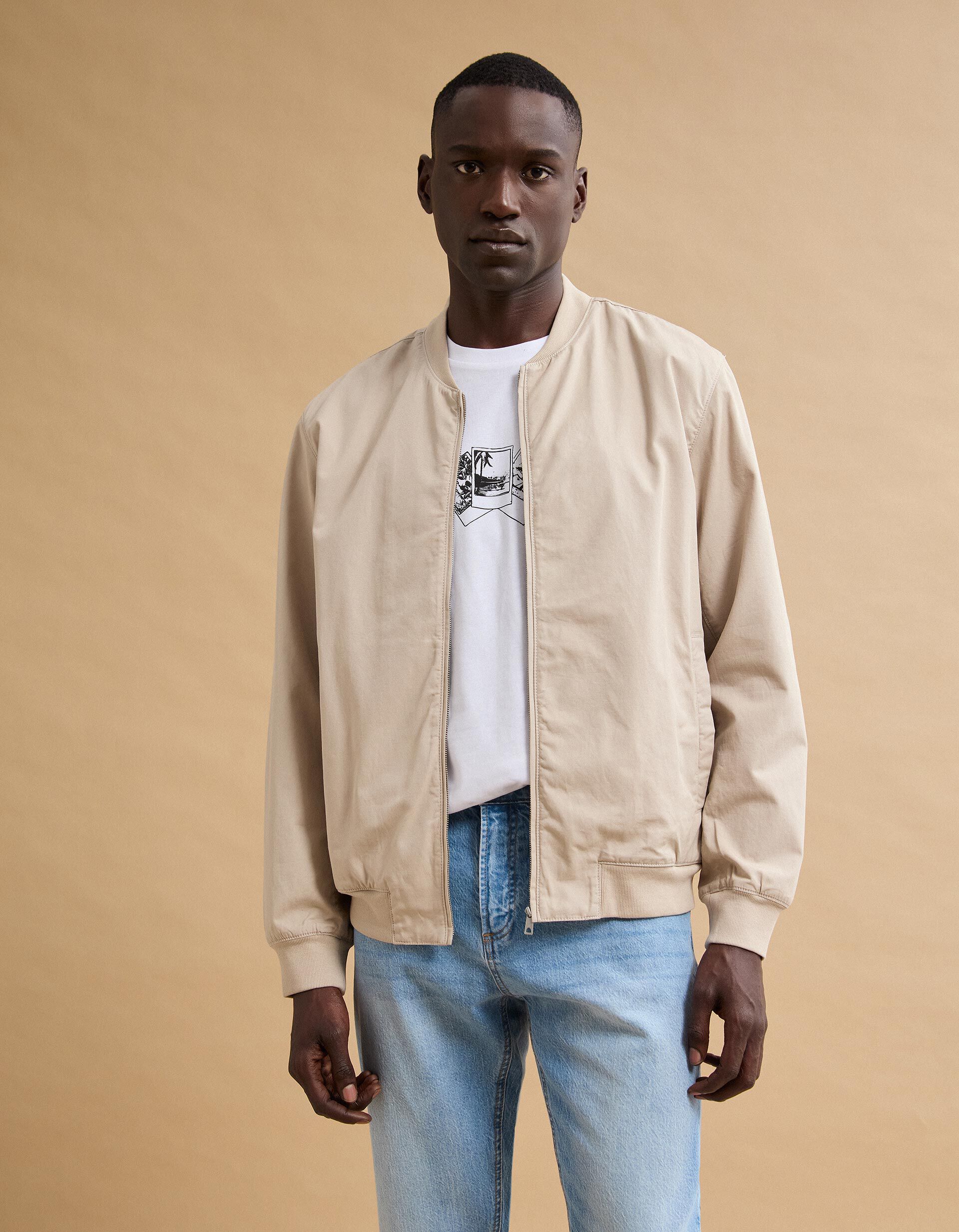 Comprar Online Casaco Bomber, Homem, Bege