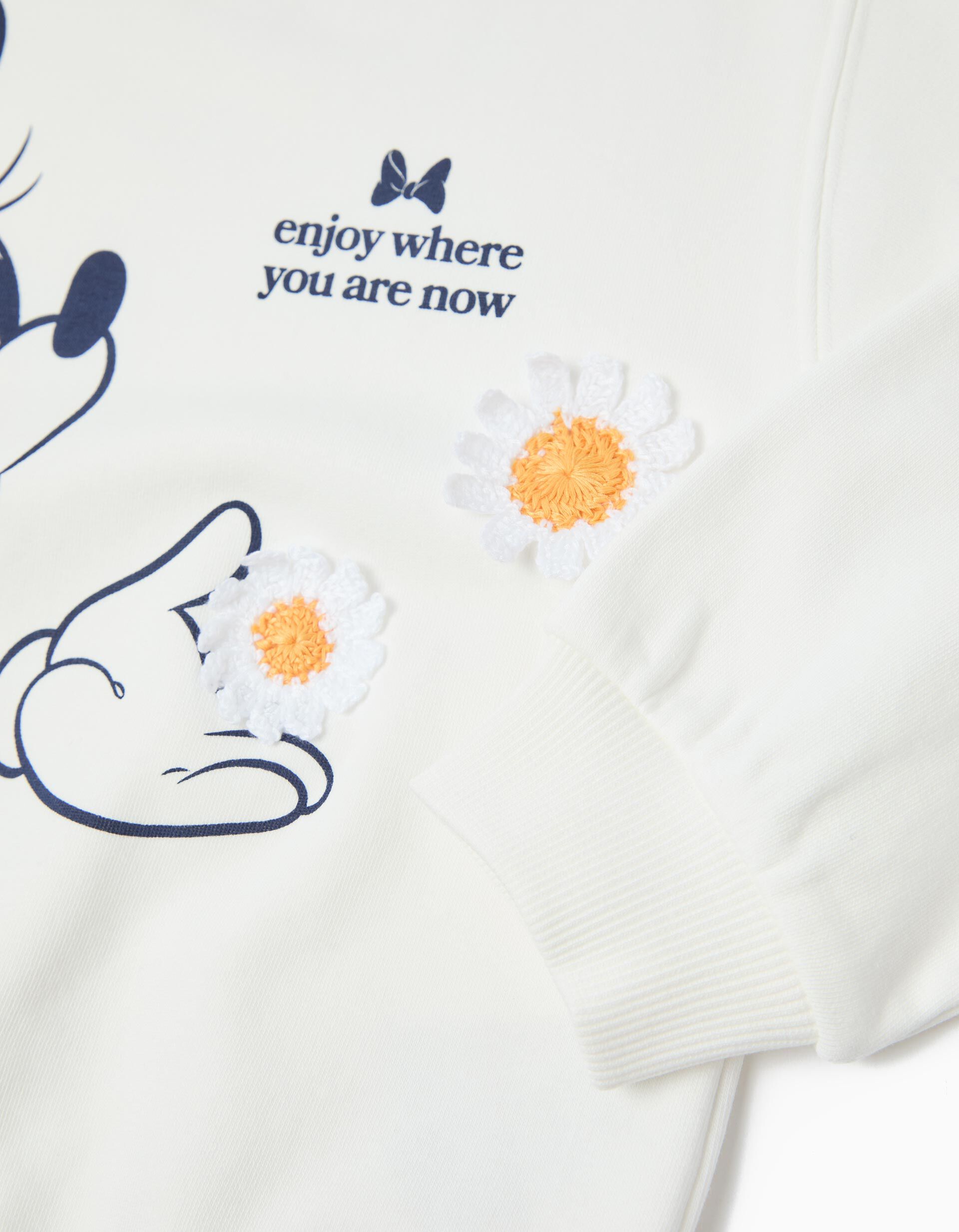 Comprar Online Sweatshirt de Felpa 'Minnie' &copy;Disney, Menina, Branco