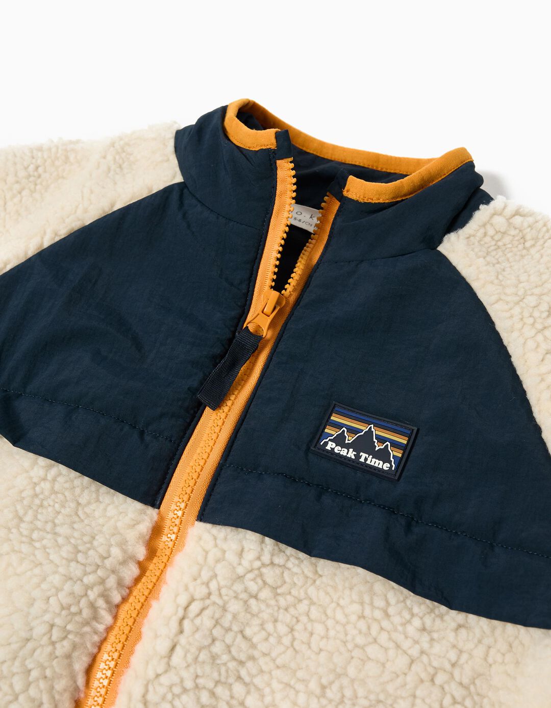 Casaco de Sherpa, Menino, Bege