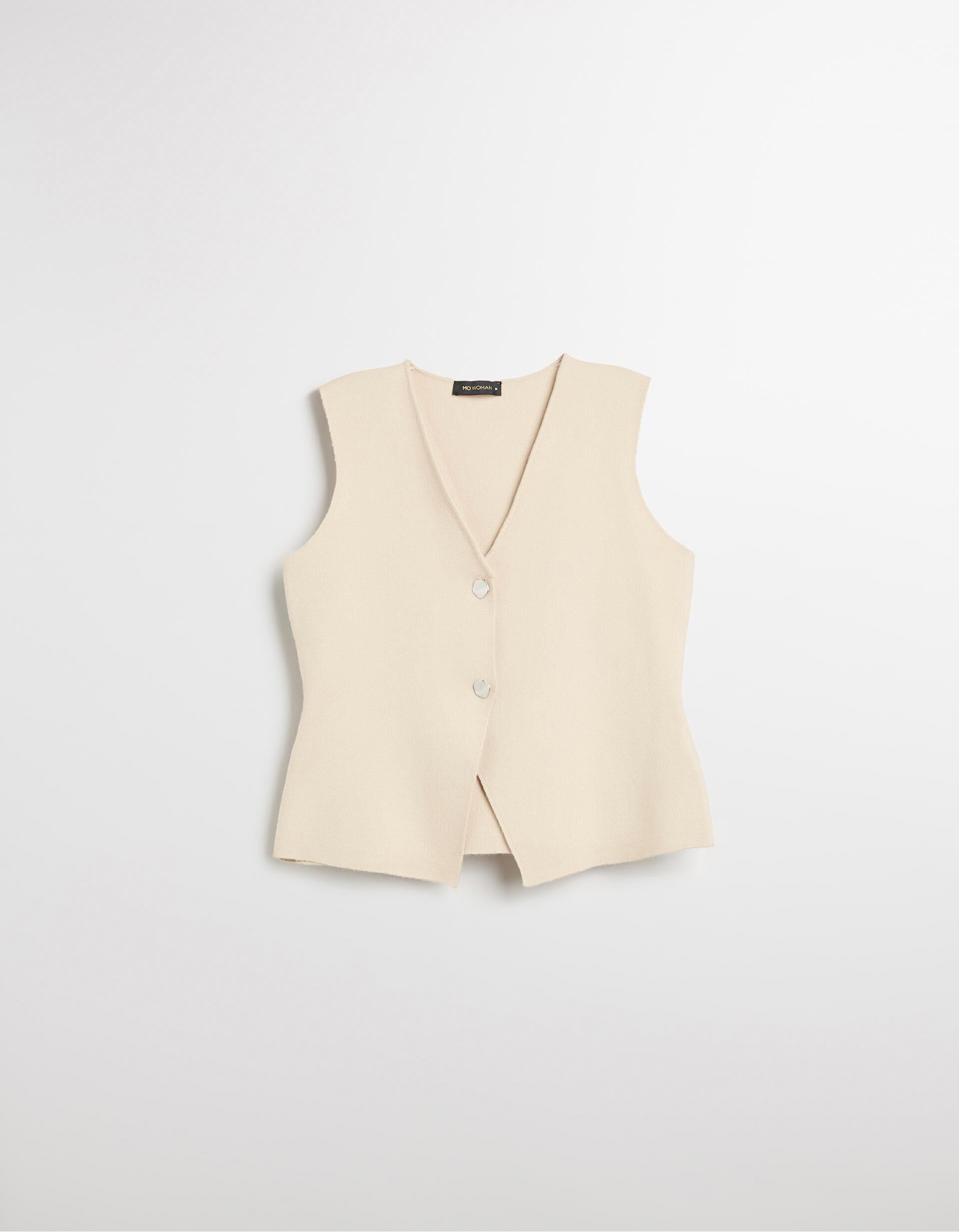 Comprar Online Colete, Mulher, Bege Claro