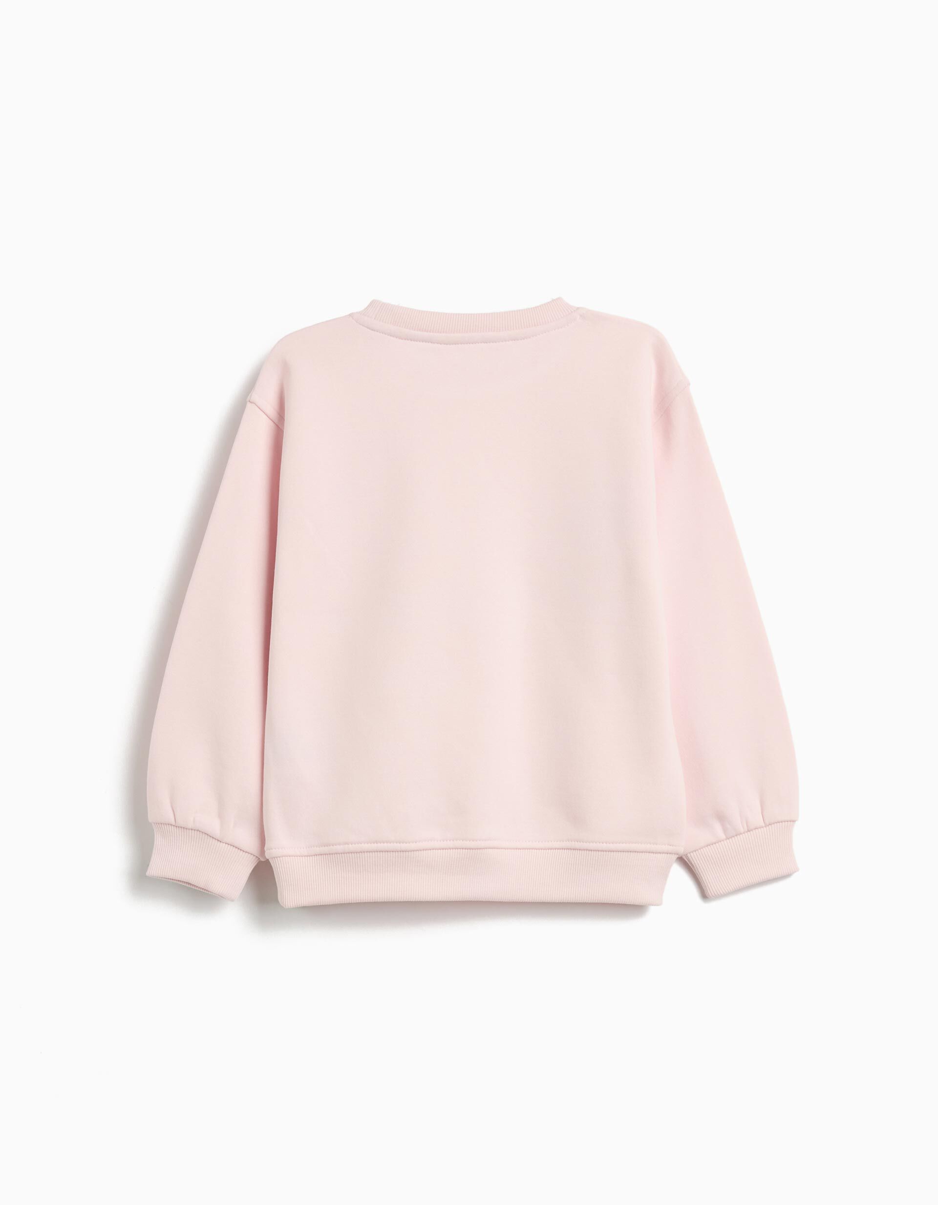 Comprar Online Sweatshirt de Felpa, Menina, Rosa Claro