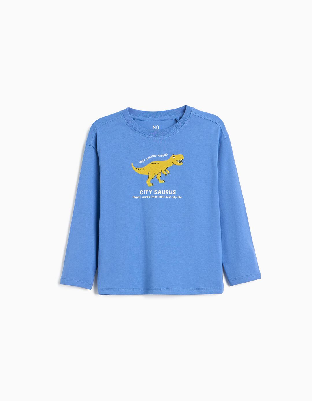 T-shirt Estampada, Menino, Azul