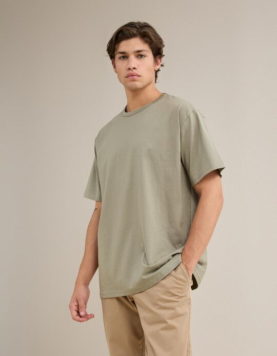 Comprar Online T-shirt Jersey, Homem, Verde Escuro