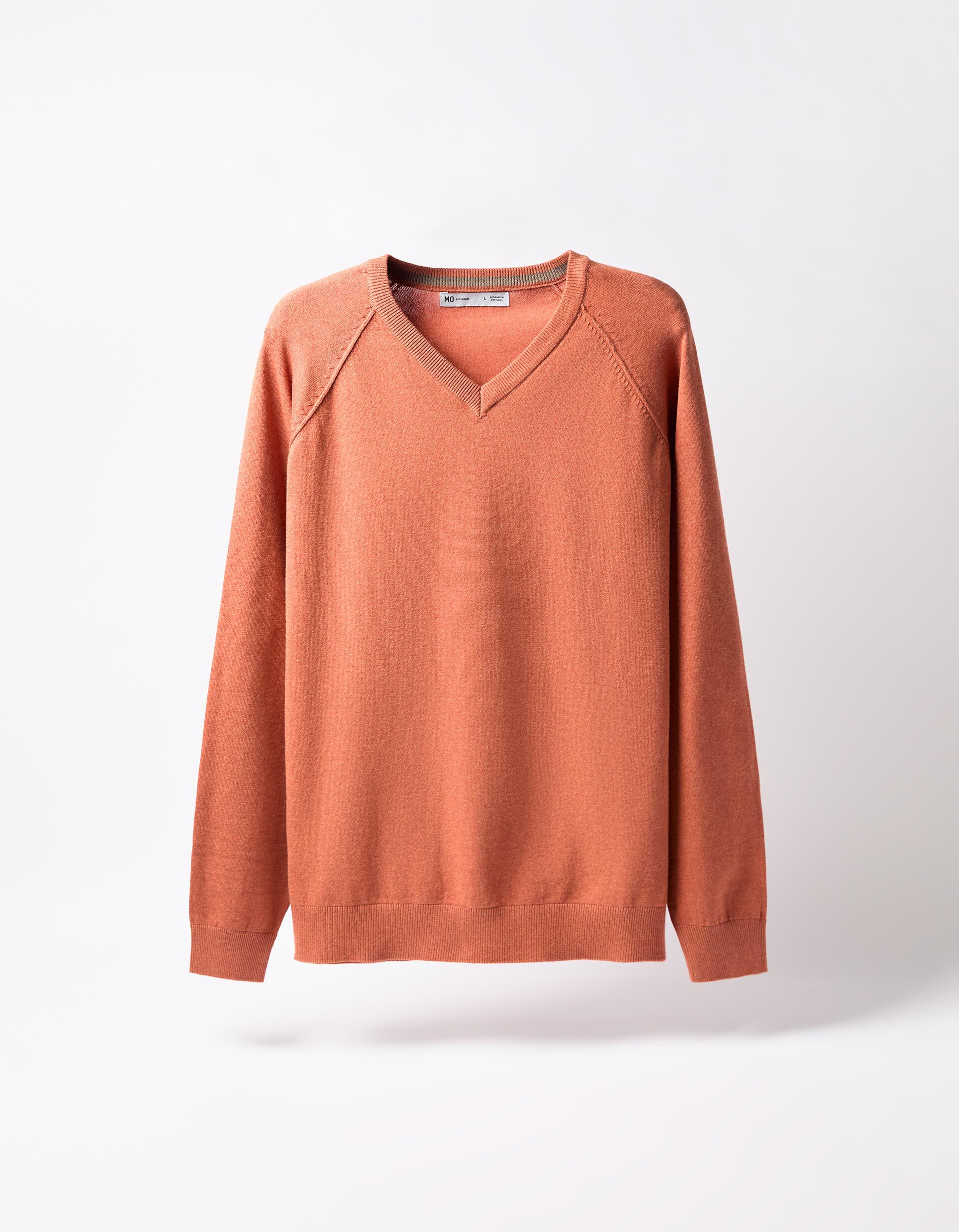 Comprar Online Camisola de Malha, Homem, Laranja