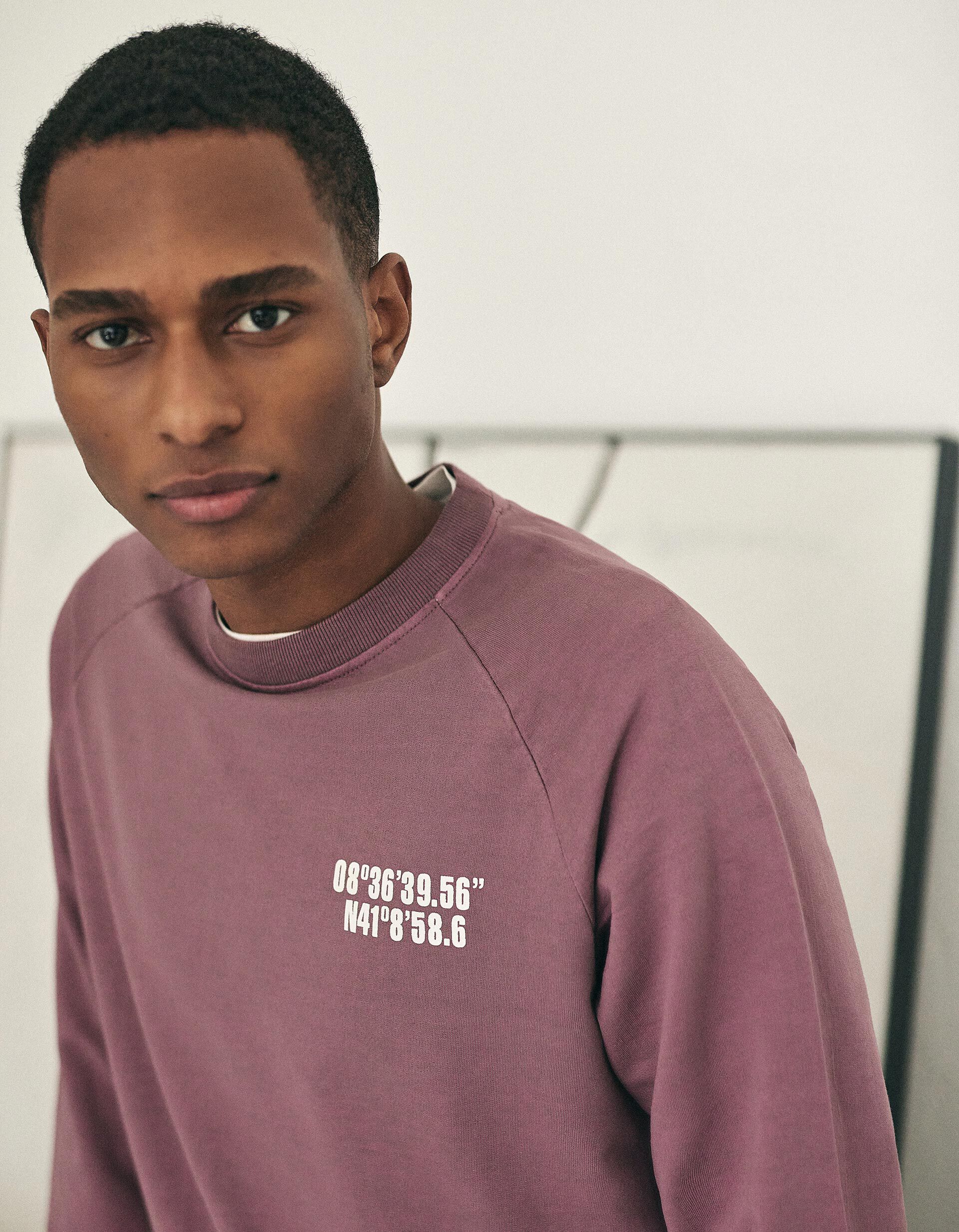 Sudadera, Hombre, Morada | MO Fashion