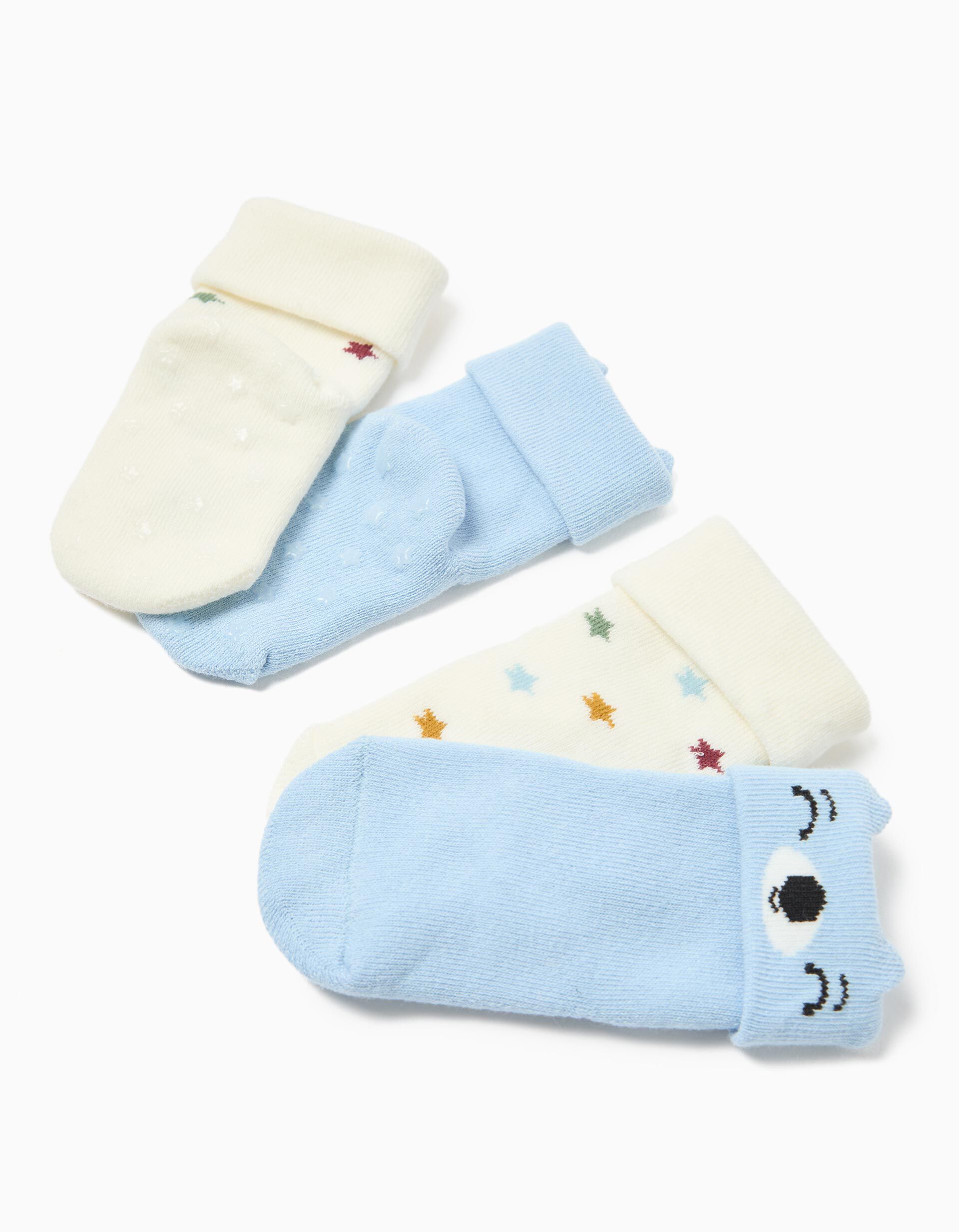 Comprar Online Pack 2 Pares de Meias Antiderrapante, Menino, Multicor