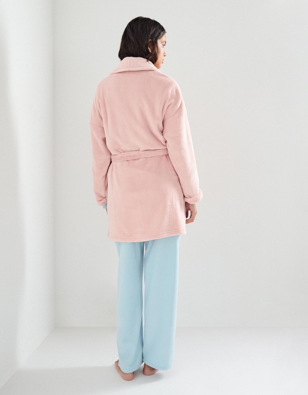 Robe Curto, Mulher, Rosa Claro