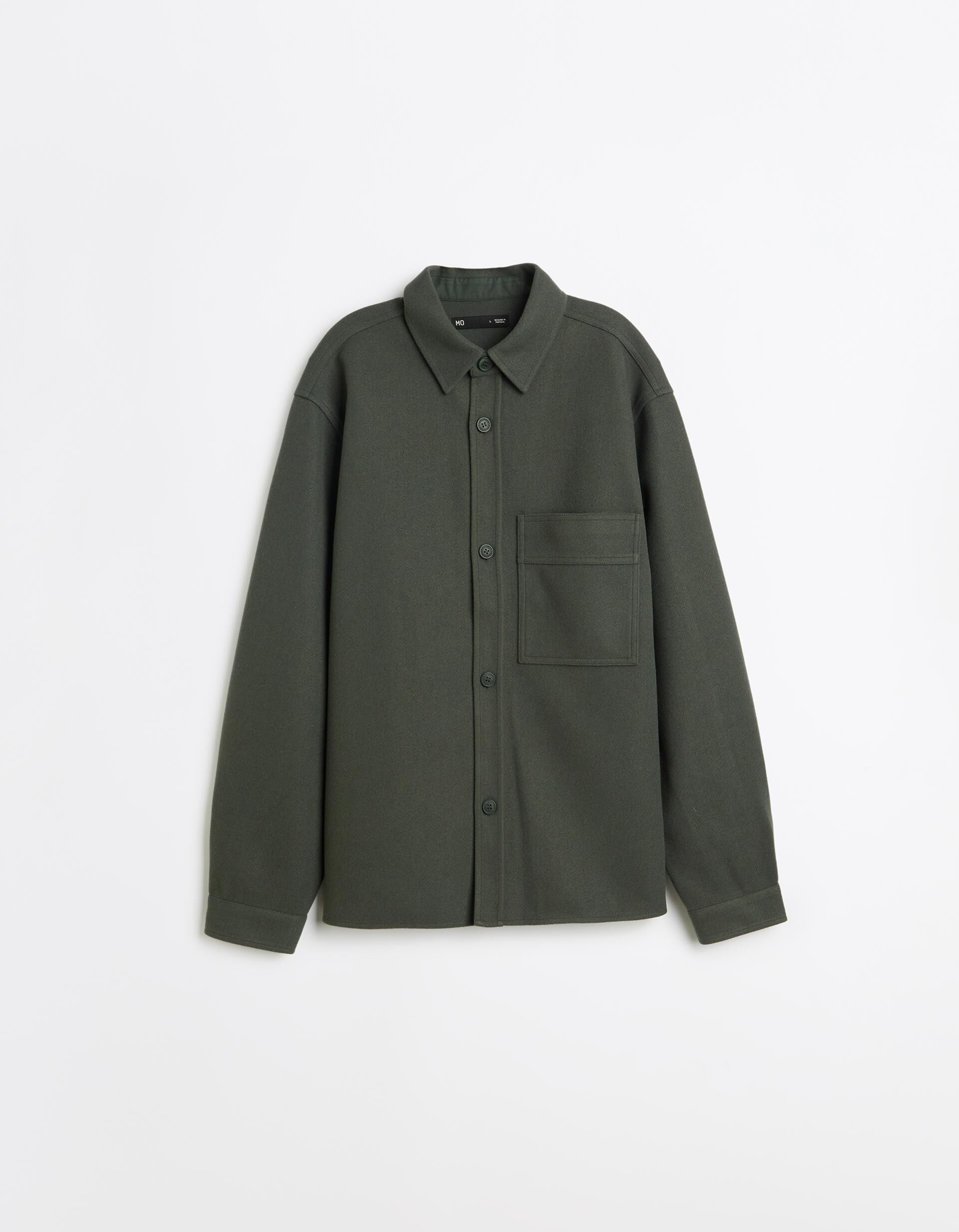 Comprar Online Sobrecamisa Em Malha, Homem, Verde Escuro