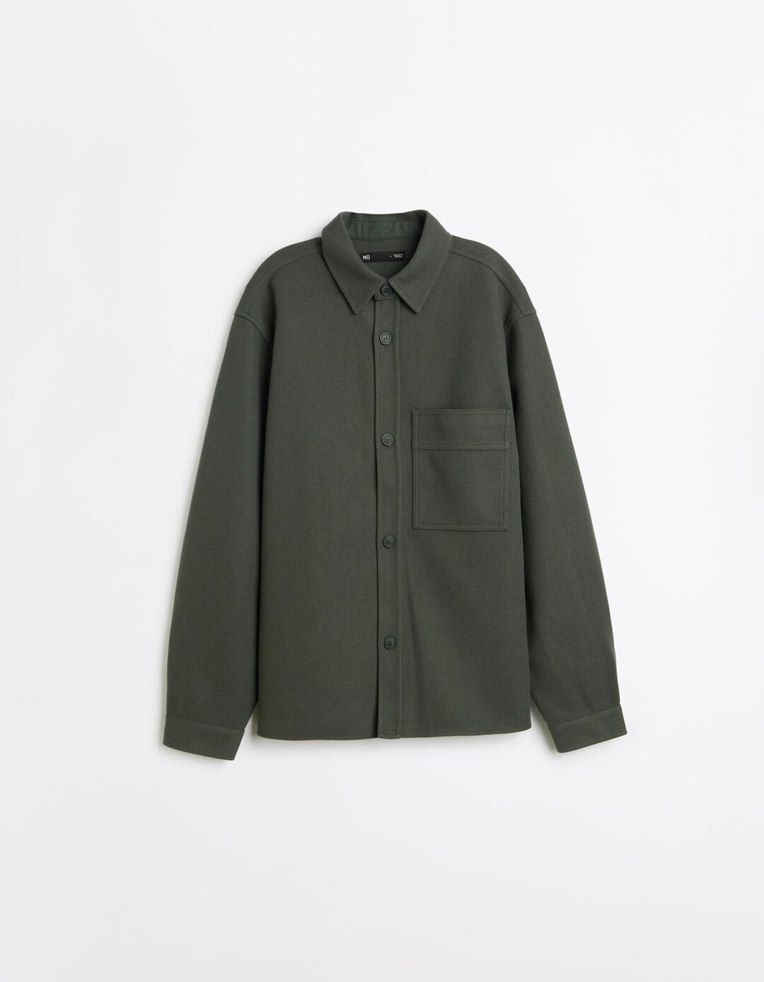 Sobrecamisa Em Malha, Homem, Verde Escuro