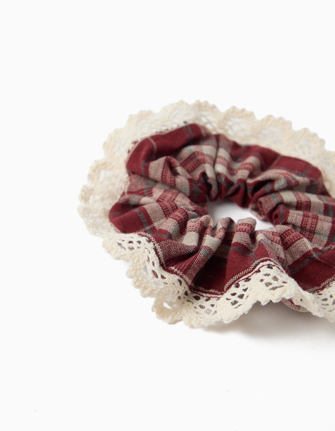 Conjunto Scrunchie E Gancho, Menina, Vermelho