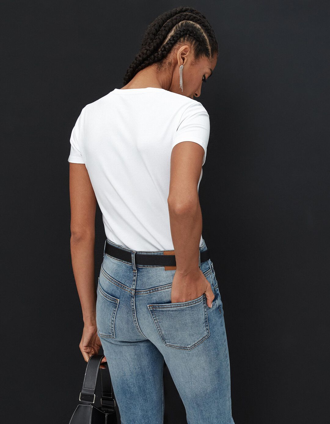 T-shirt B&aacute;sica, Mulher, Branco