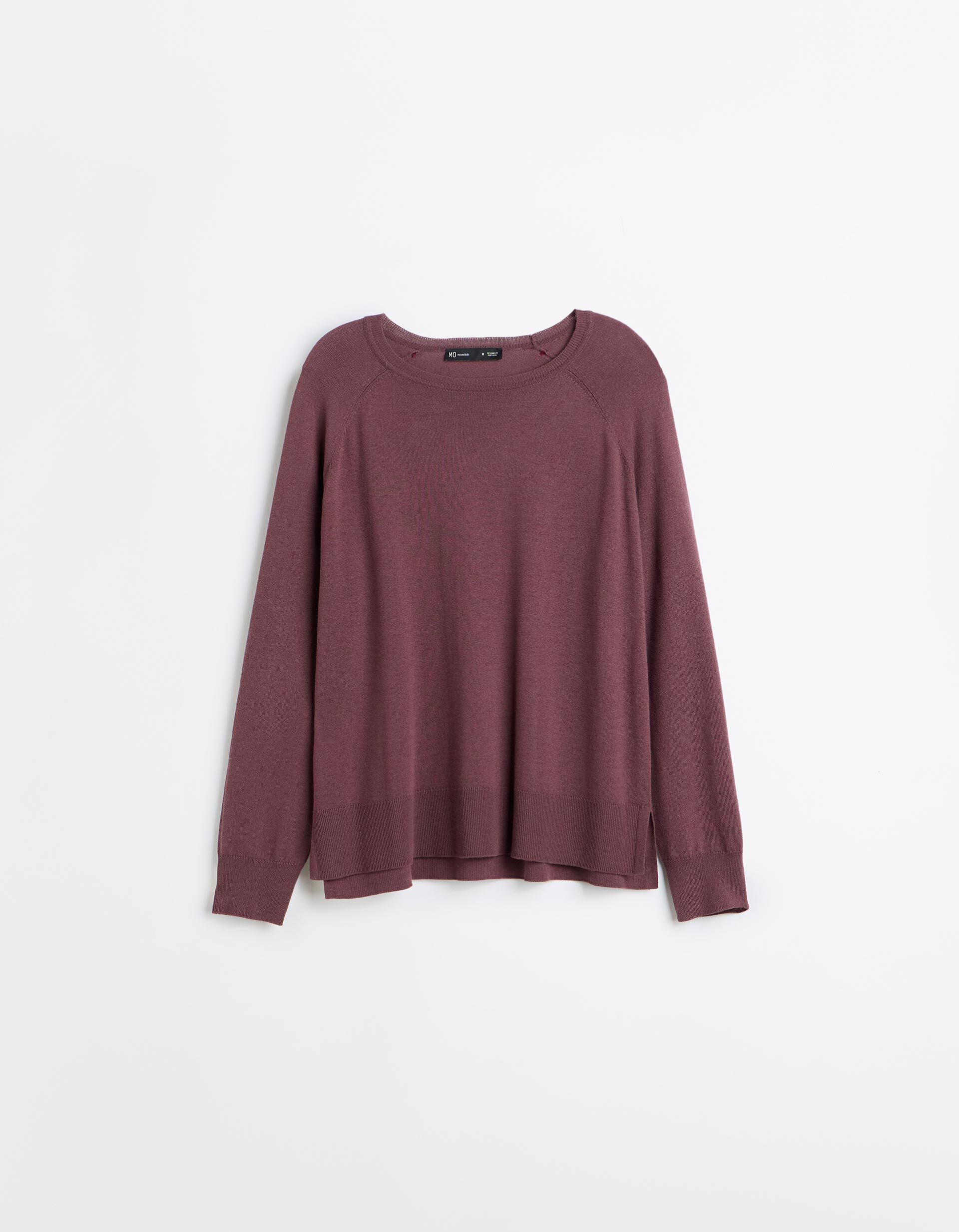 Comprar Online Sweater De Manga Comprida, Mulher, Roxo Escuro