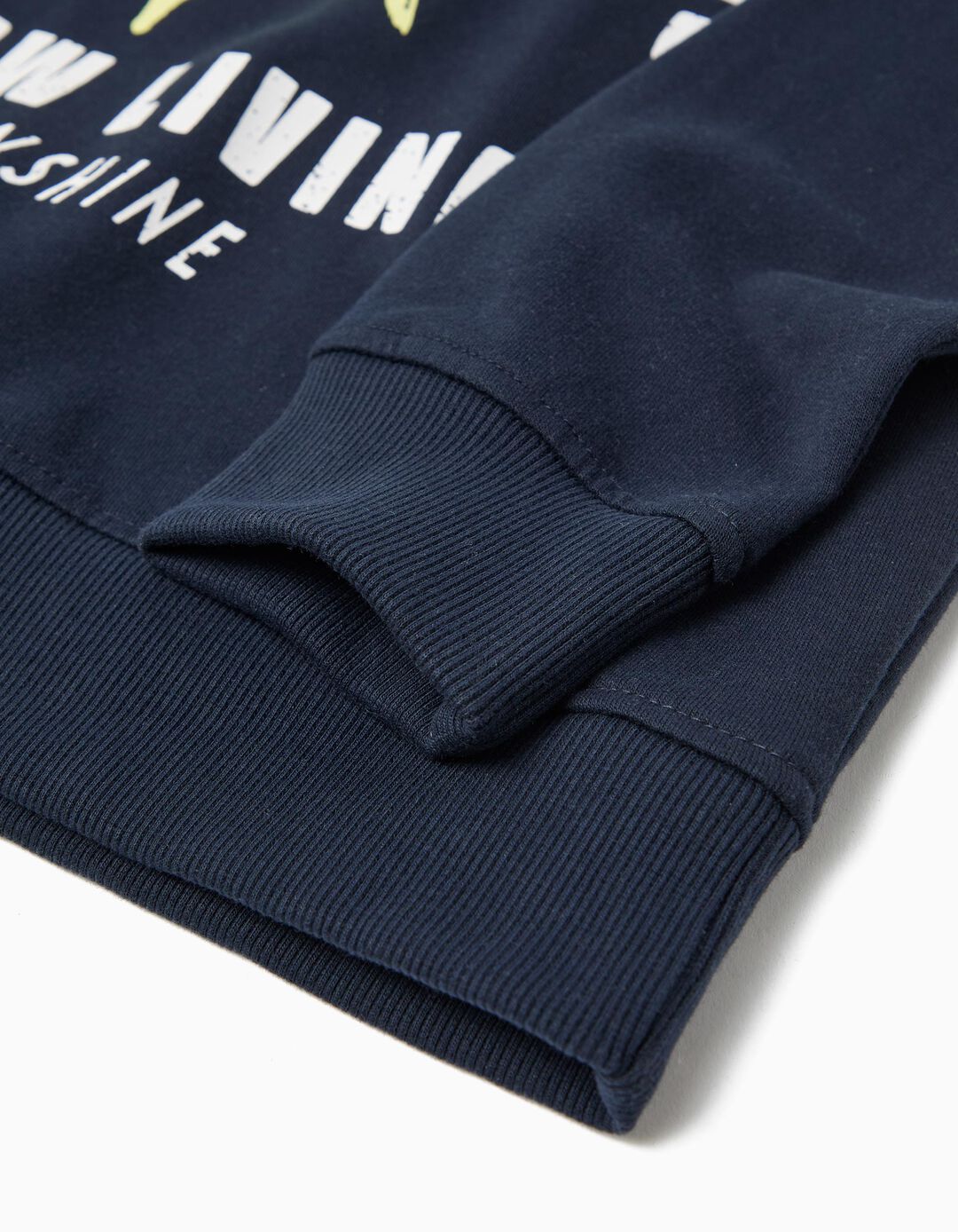 Sweatshirt de Felpa, Menino, Azul Escuro