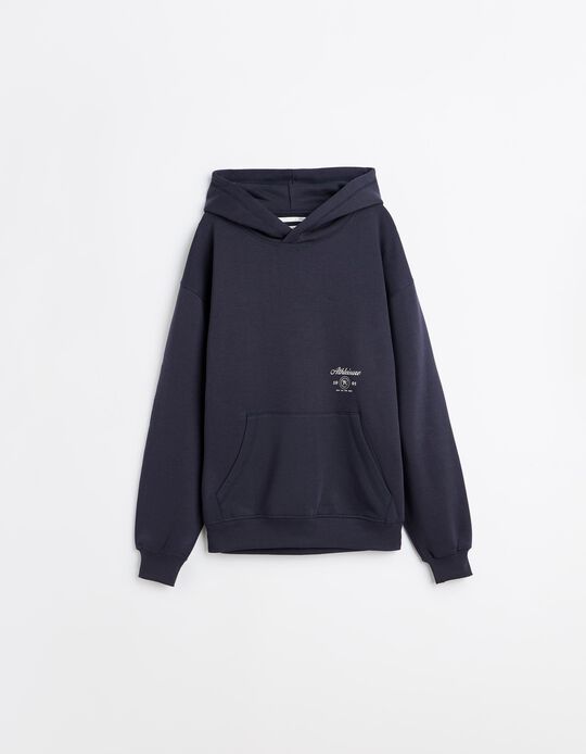 Comprar Online Sweatshirt Com Capuz, Homem, Azul Escuro