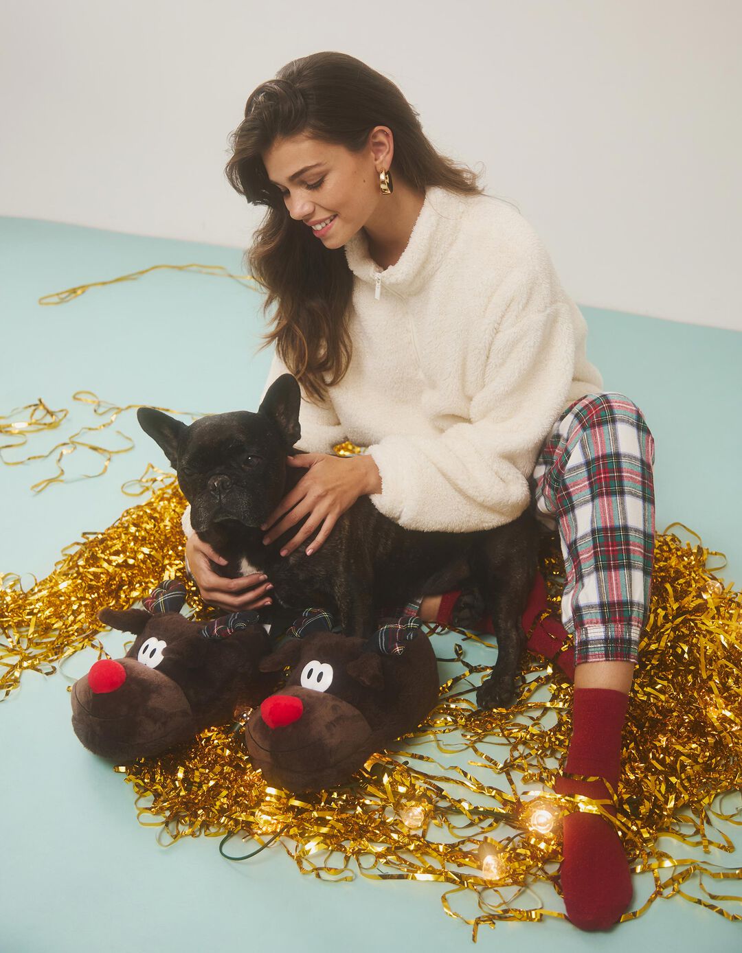 Pijama de Flanela, Mulher, Cru