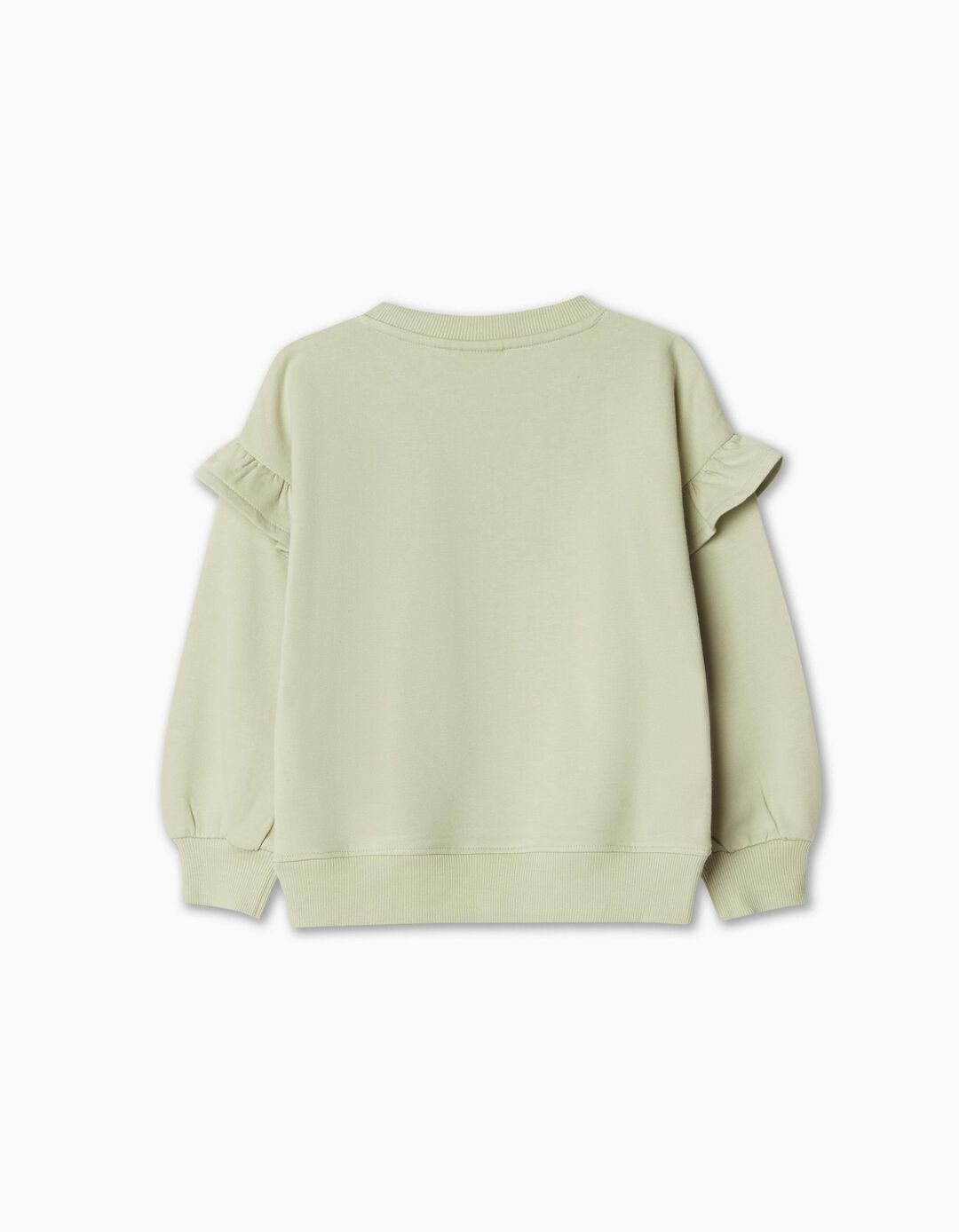 'Snoopy' Sweatshirt, Girl, Light Green