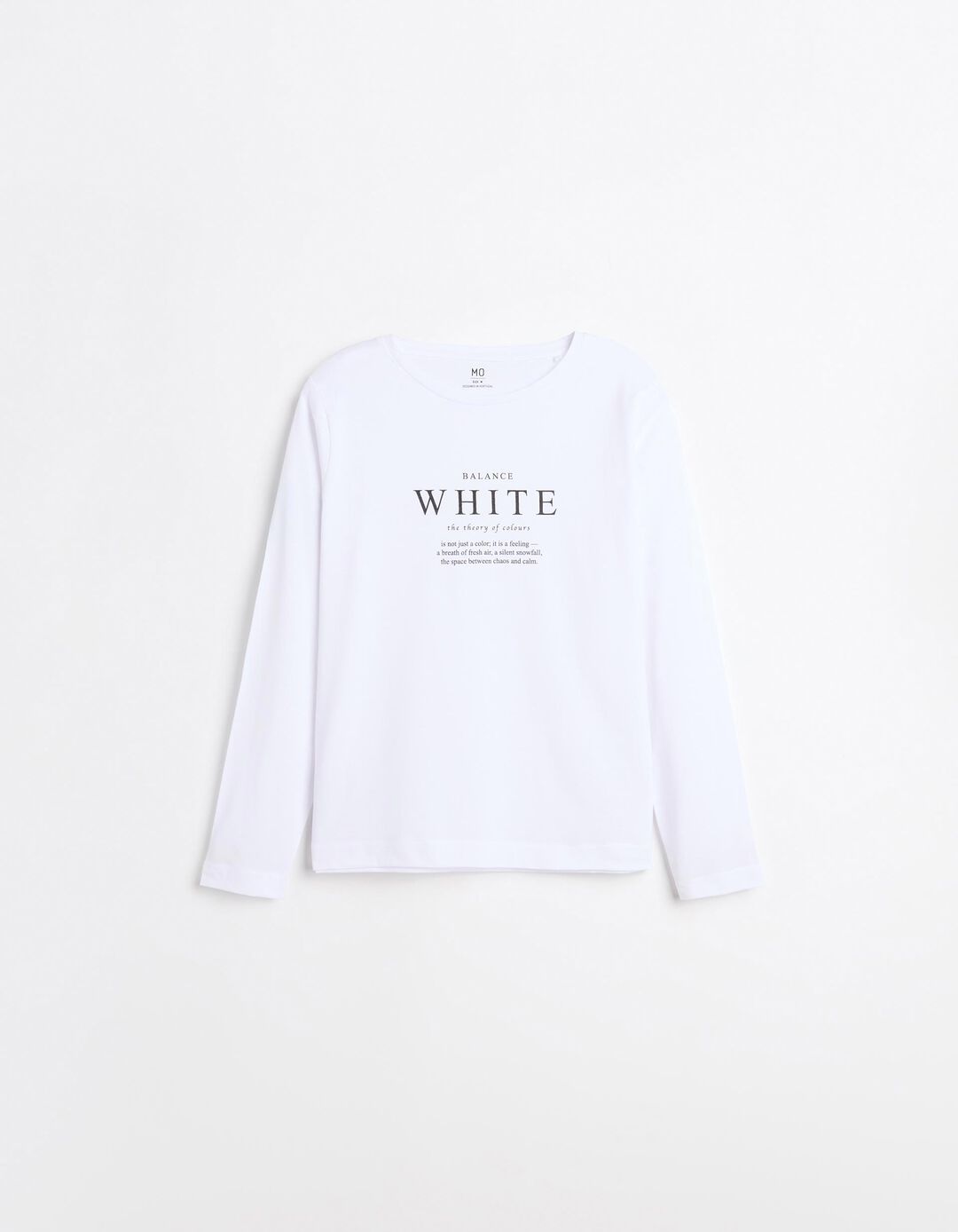 T-shirt Manga Comprida, Mulher, Branco