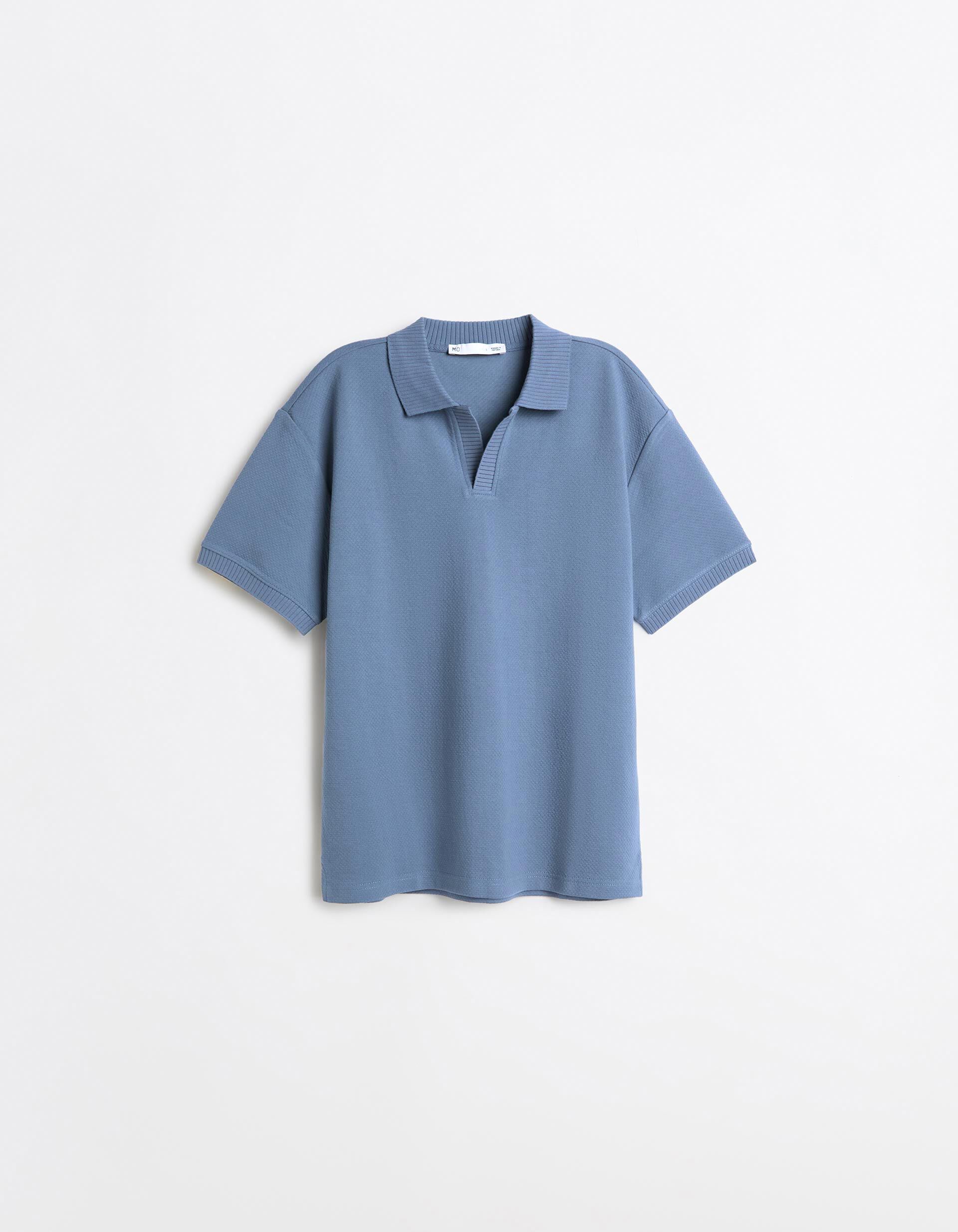 Comprar Online Polo Manga Curta, Homem, Azul